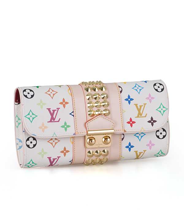 1:1 Copy Louis Vuitton Monogram Multicolore Courtney Clutch M45639 Replica